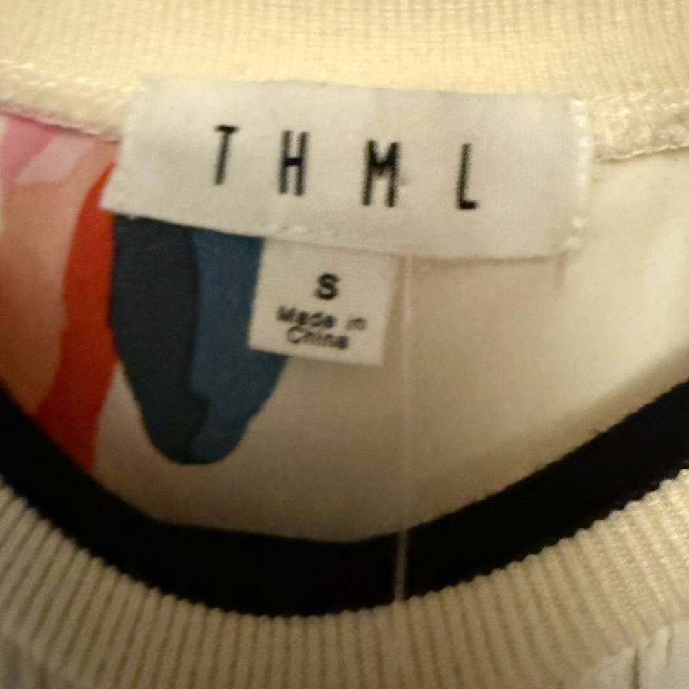 THML Multicolor Abstract Top - Picture 2 of 4